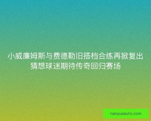 小威廉姆斯与费德勒旧搭档合练再掀复出猜想球迷期待传奇回归赛场 小威廉姆斯与费德勒旧搭档合练再掀复出猜想球迷期待传奇回归赛场